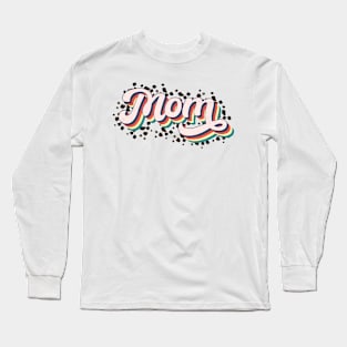 Mom Rainbow Minimalist Long Sleeve T-Shirt